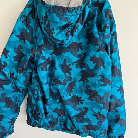 NWT Gymboree Field Expedition Dinosaur Camo Windbreaker Jacket Boys Sz L 10-12 - Picture 3 of 7